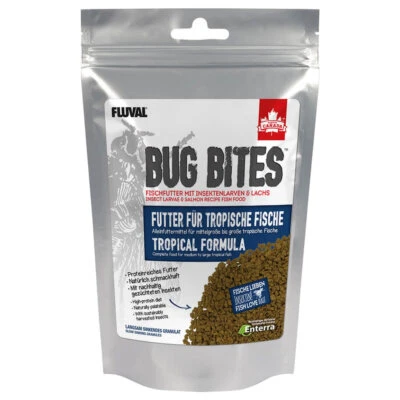 Fluval Bug Bites Tropische Fische, Größe: M-L / 125 g, UVP 8,99 EUR, NEU