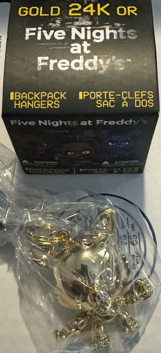 Five Nights At Freddy's BACKPACK HANGERS 24k Gold Plated