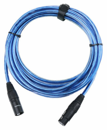 Câble DMX Blindé 5 Broches Pulse 1m - XLR Mâle à Femelle, 22 AWG, Pour éclairage Scénique