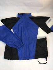 VTG 90s Nike Windbreaker Jacket Size L Zip Away Hood Spell Out Logo Vented