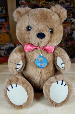 Vintage 1981 DAKIN Plush Teddy Bear Brown Jointed Stuffed Animal | eBay