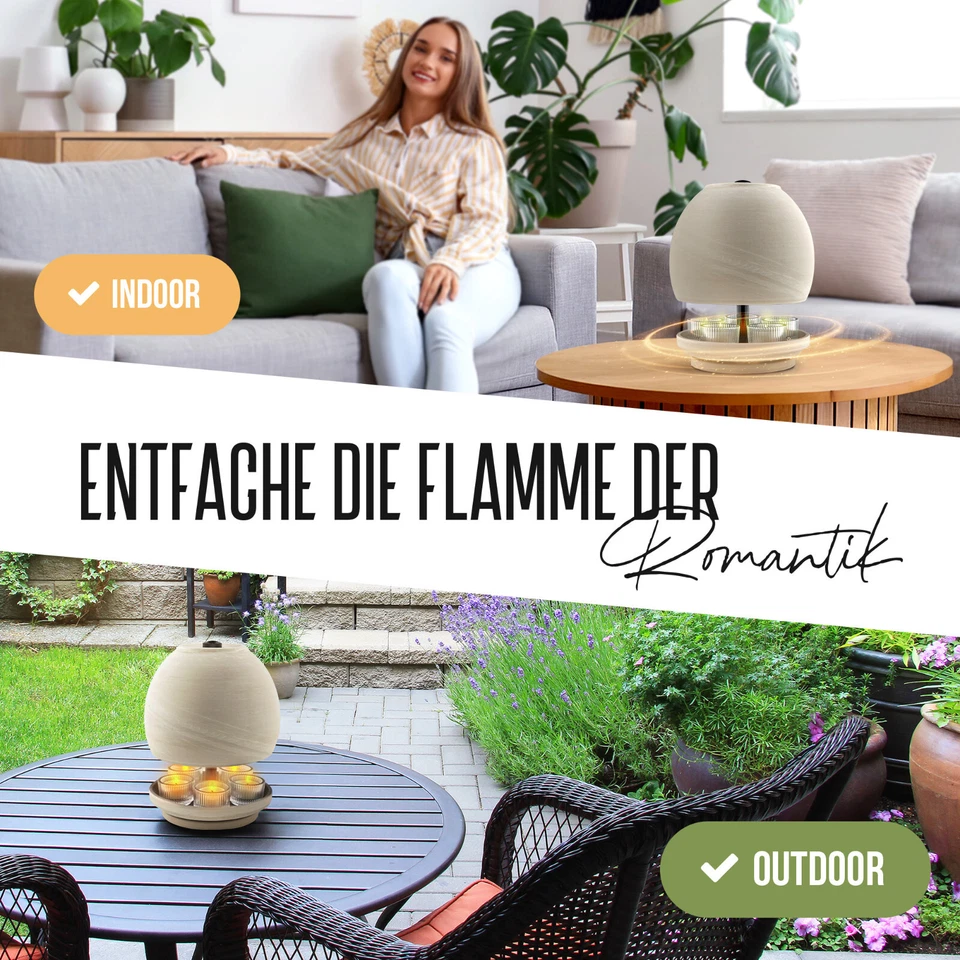 NTRY Home® CandleStove - Teelichtofen - MOON M Ø20 - Tischofen - Kerzenofen - Bild 2 von 4