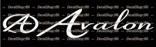 Avalon Pontoon Boats - sport all'aria aperta - decalcomanie vinile fustellato peel n' stick