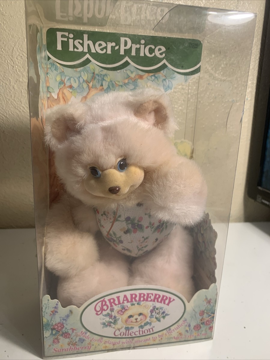 Fisher Price Briarberry Bear Sarah Berry Plush Bear 1998 New In