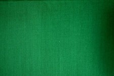 KELLY GREEN SOLID COTTON POLYESTER BLEND FABRIC 50X43 INCHES