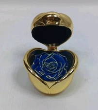Eternal Rose Flower Blue Rose Trinket Box Birthday, Mother's Day,Christmas Gift 