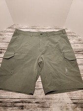 Eddie Bauer Flexion Amphib T42 Cargo Shorts Olive Green
