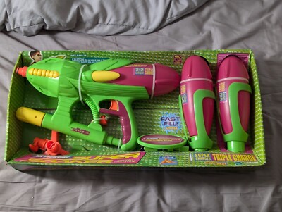 90er Triple Charge Super Soaker Neu Originalverpackt Nie Benutzt Traumhafter Zustand