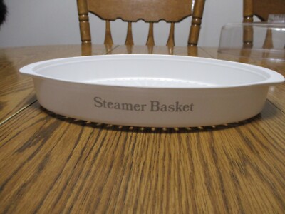 RIVAL STEAMER AND RICE COOKER 4450 STEAMER BASKET ONLY WHITE