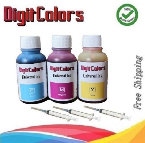 bulk 4 color refill ink for Hp Canon Lexmark Dell Brother Printers 30ml bottle - Picture 3 of 3