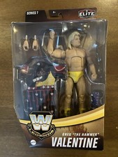 WWE Legends Elite Greg The Hammer Valentine Chase Yellow Series 7 Mattel Figure