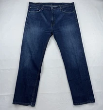 Levis 505 Jeans Men's Sz. 40 x 32* Blue Regular Fit Straight Leg Cotton Blend