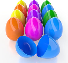 120-Pack Jumbo Colorful Fillable Easter Eggs for Egg Hunts  Surprises