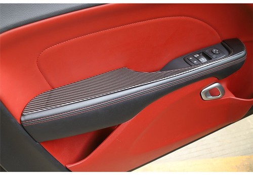 Soft Carbon Fiber Interior Door Armrest Panel Cover for Dodge Challenger 2015-22 - Picture 3 of 10
