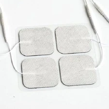 20 Replacement Electrode Tens Units ELECTRODE PADS 2 x 2 Inch White Cloth