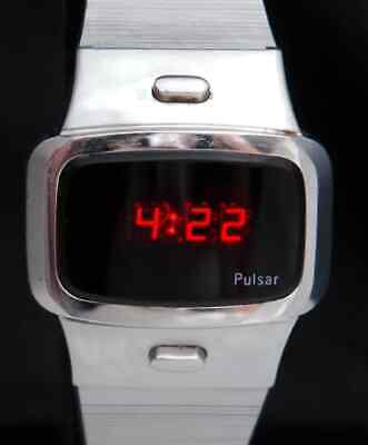 Pulsar Time Computer P4 Model 3408 Vintage 1975 SS Mens Pulsar Time Computer P4 Model 3408 Vintage 1975 SS Mens