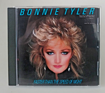 BONNIE TYLER FASTER THAN THE SPEED OF NIGHT CD 1983 COLUMBIA CK