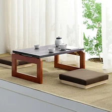 Modern Coffee Tea Small Square End Table Folding Sofa Side Table For Living Room