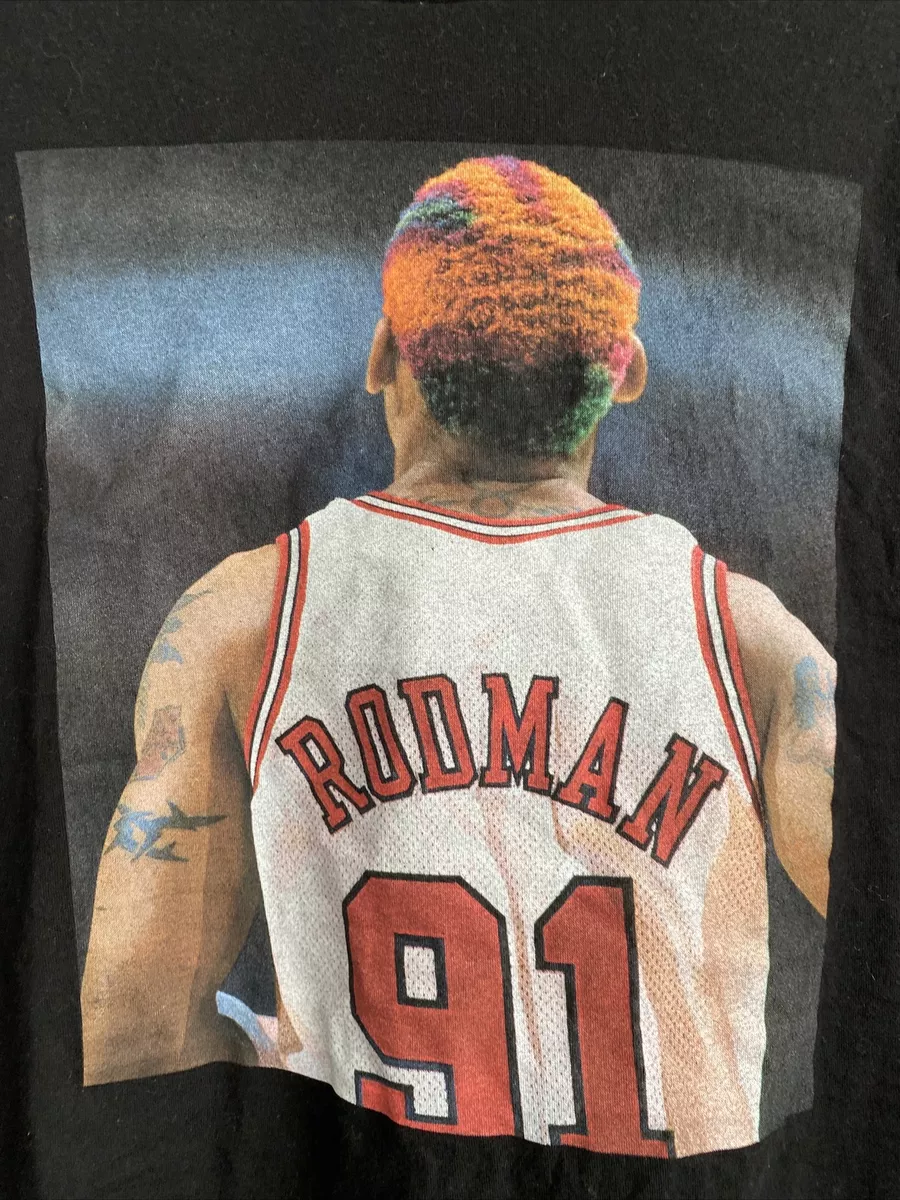 mitchell and ness rodman t shirt