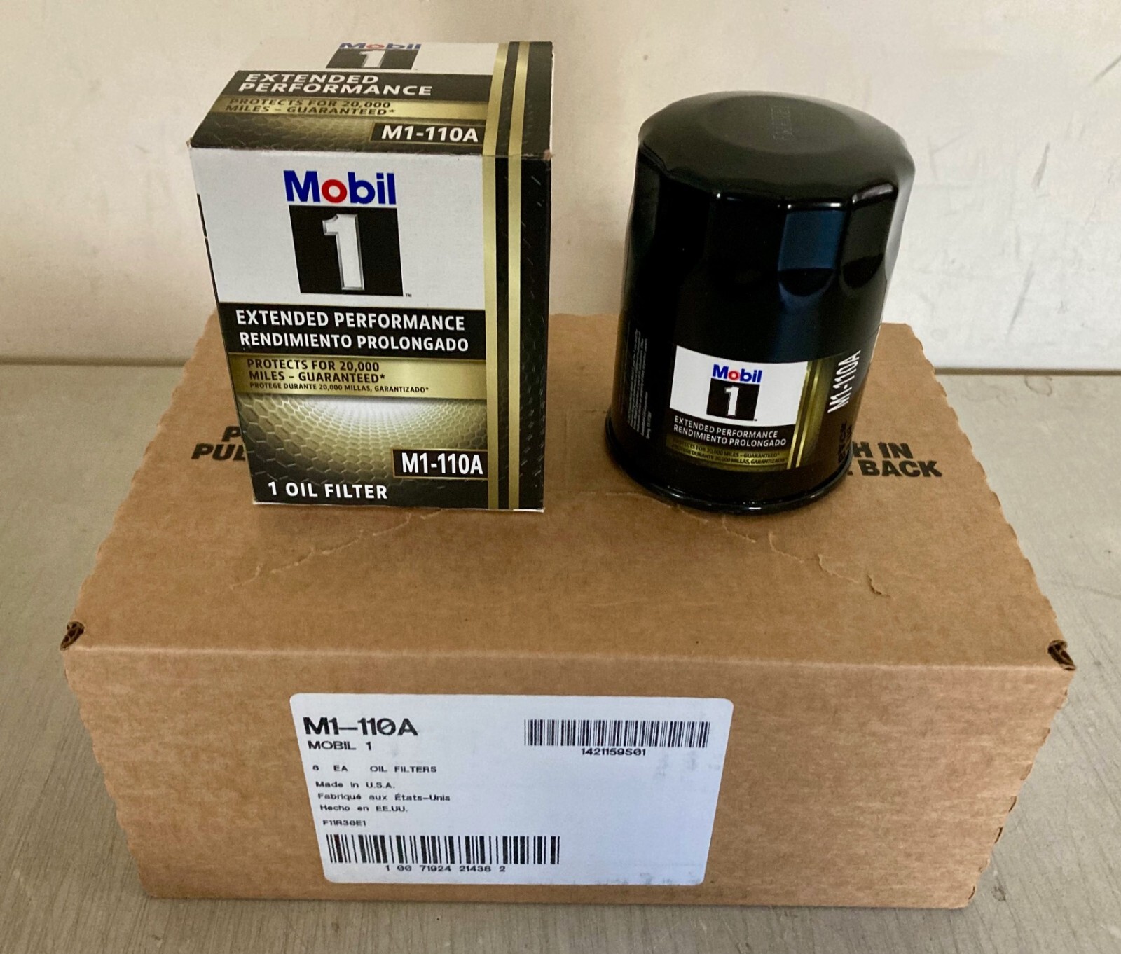 SIX(6) Mobil 1 M1-110A Synthetic Oil Filter CASE fits XG7317 PBL14610 57356XP