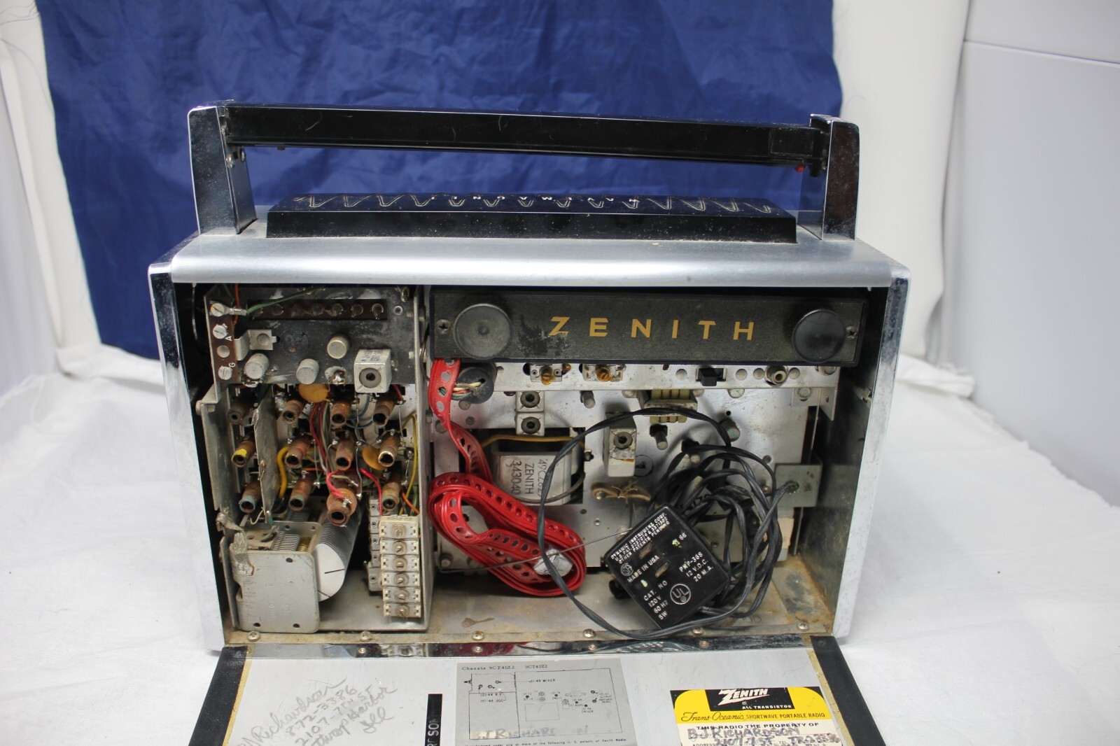 Zenith Trans Oceanic Royal 1000 D Shortwave Radio eBay