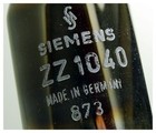 ZZ1040 Spannungsregler. Eine Radioröhre von Siemens. ID23706