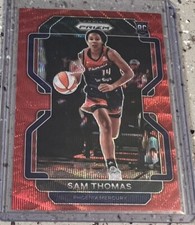 2022 Prizm WNBA Red Wave Rookie Sam Thomas No. 148 !