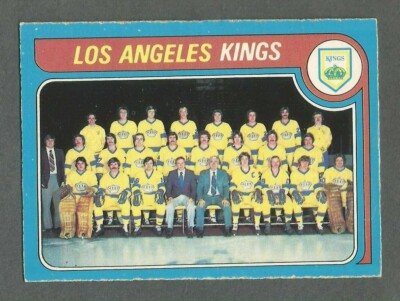 1979-80 O-Pee-Chee OPC Hockey LA Kings #250 MARKED Team Checklist NMT+ **4