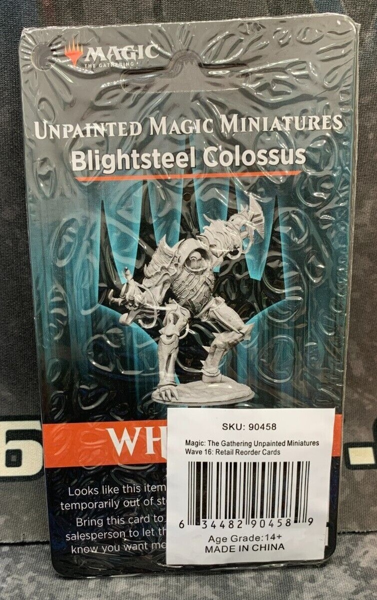 D&D - Retail Reorder Unpainted MTG Minis Cards Set SEALED Blightsteel  *CCGHouse* | eBay