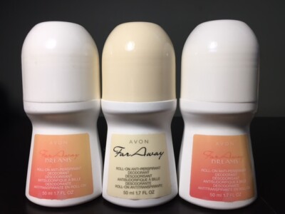 Avon FAR AWAY Anti-Perspirant Deodorant * LOT OF 3 *   