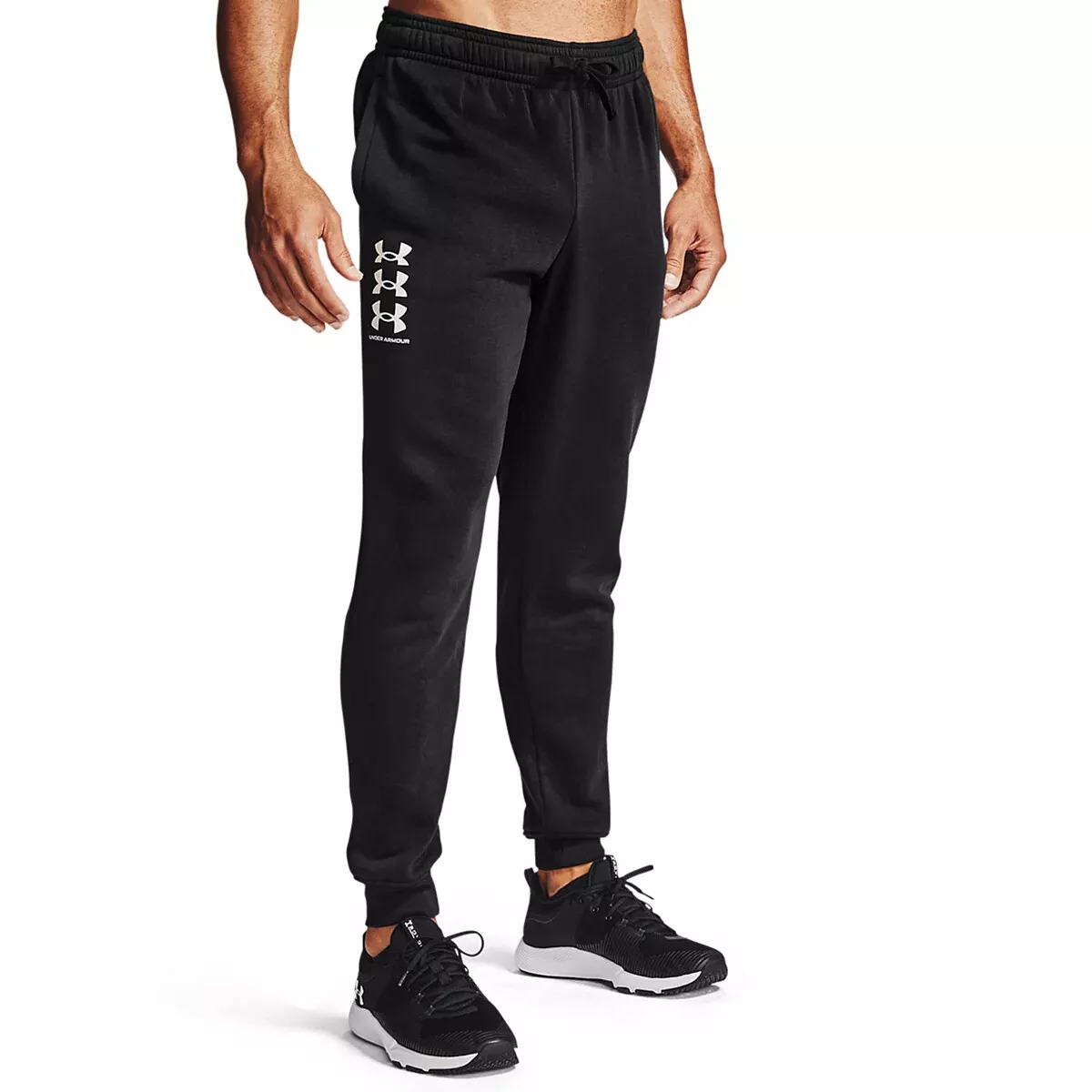 Under Armour Rival Fleece Jogger Pants 1357131-001 BLACK (Size XXL) NWT  MSRP $55