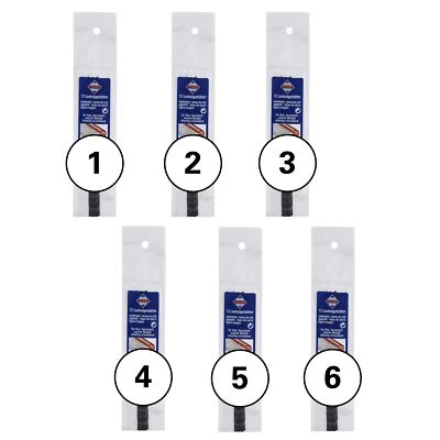 Pebaro 12 Spiral-Laubsägeblätter, Gehärtet verschiedene Stärken 1 - 6