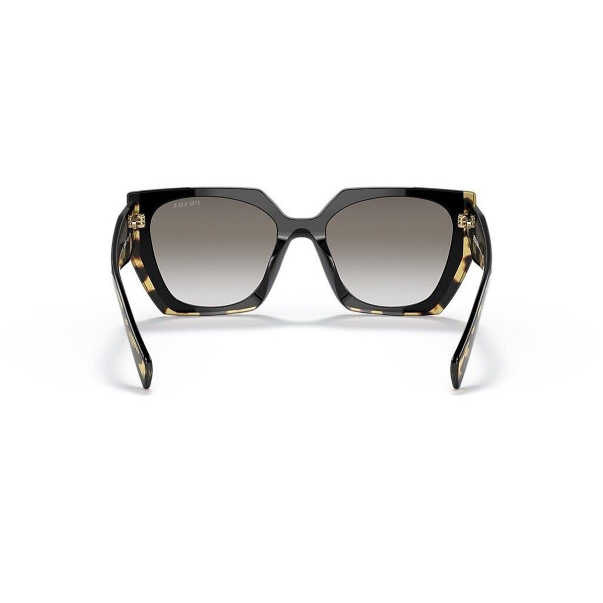 NWOT Prada Black and Tortoise Sunglasses with Case Prada Sunglasses SPR15Y 1AB-5S0 Black Tortoise Pentagon  main image 2