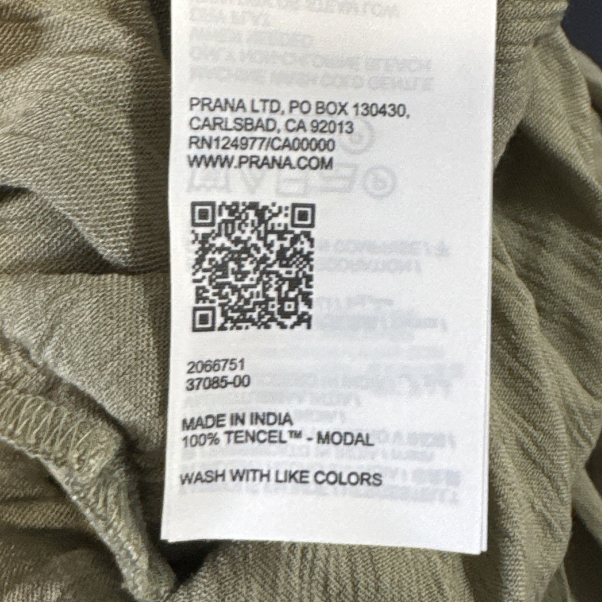 Prana Women's S Fernie Wide Leg Jumpsuit Swim Coverup Gauzy Sage