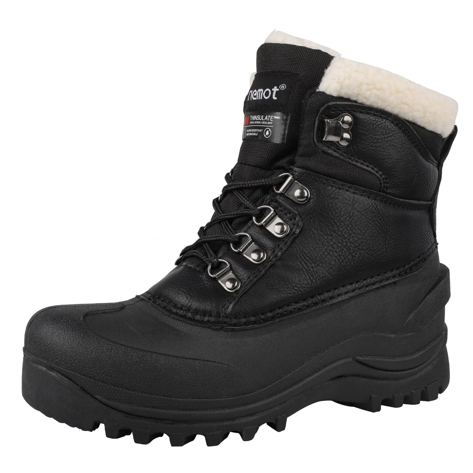 riemot Snow Boots Men's Waterproof Winter Walking Boots Women's Warm RRP £50