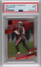 2021 Panini Clearly Donruss Red 22/49 Tom Brady #44 PSA 9 MINT 0kb0