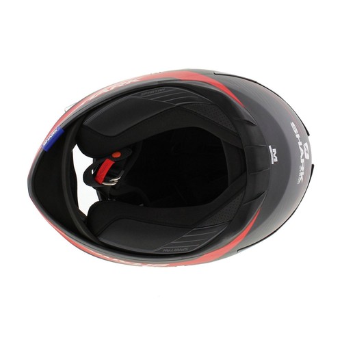 Casco de tiburón Spartan 1.2 Strad mate negro rojo antracita - Talla XL - Imagen 10 de 11