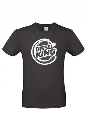 Unisex Fun Tuning T-SHIRT Diesel King Car Grafik Neon - P20