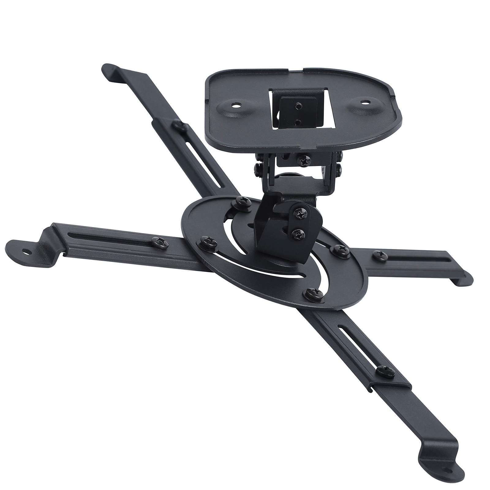 Full Motion Universal Projector Ceiling Mount Bracket with Adjustable Extenda...