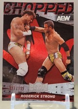 2025 Skybox Metal Universe AEW Roderick Strong #CP-17 RED /199