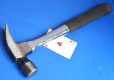 Vaughan 19 Oz Steel Tubular 14" Handle Rip Smooth Framing Straight Claw Hammer