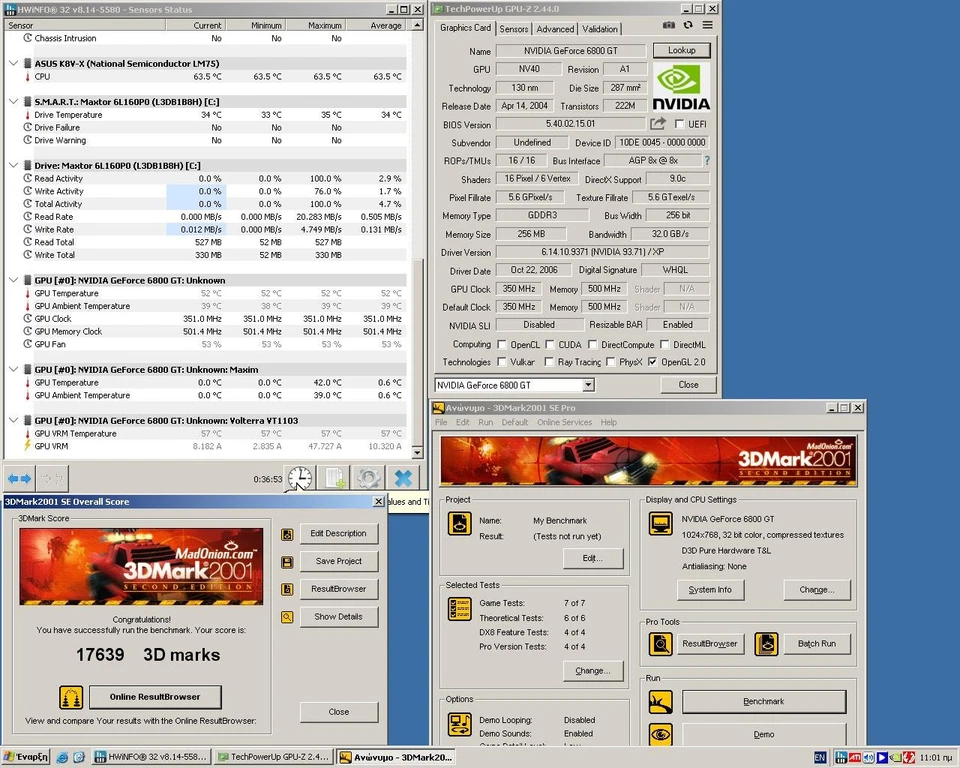 PNY Verto Nvidia Geforce 6800 GT 256MB GDDR3 (256bit) AGP RARE - Image 4 of 4