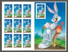U.S3138b.-c. Bugs Bunny with Imperf 10th stamp Complete Sheet MNH [490