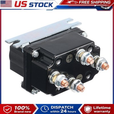 Universal 12V 250A Winch Solenoid Relay Contactor for Jeep Polaris Honda Warn