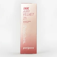 Peripera Ink Airy Velvet 21 Peaches Lip Lacquer New