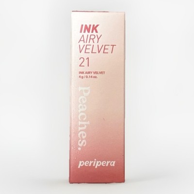 Peripera Ink Airy Velvet 21 Peaches Lip Lacquer New