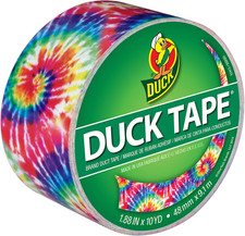 Brand Printed Duct Tape Single Roll, Love Tie Dye 283268 