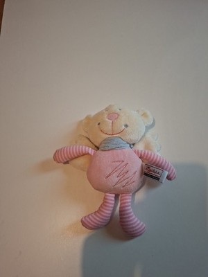 Sigikid Bär Engel Bumbeidschi Schutzengel rosa weiß Teddy Stofftier (T203)