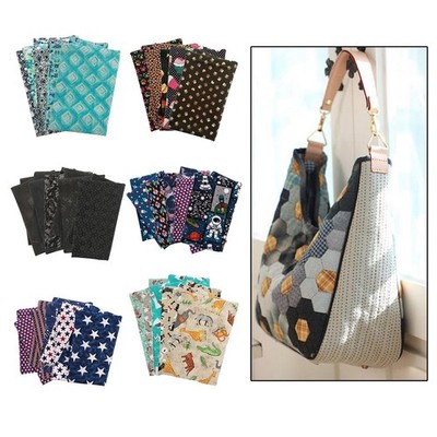 5 Stück Weihnachtsstoff Quadrate vorgeschnitten Quiltstoff Patchwork Schneeflocke