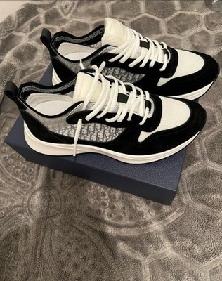 DIOR B25 RUNNER 3SN259ZIU SCHUHE SNEAKER 40 LEDER & CANVAS SNEAKERS SHOES 890 